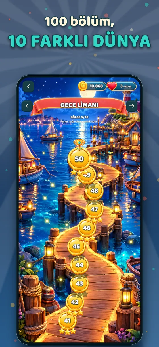 100 bölüm, 10 farklı dünya